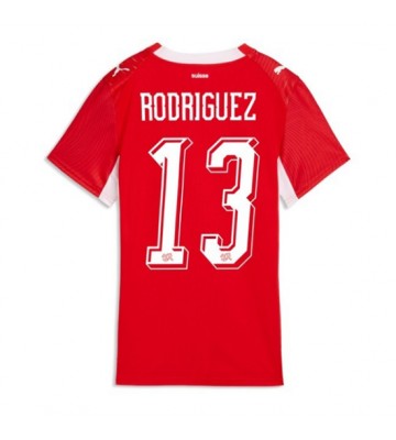 Schweiz Ricardo Rodriguez #13 Hjemmebanetrøje Dame VM 2026 Kortærmet